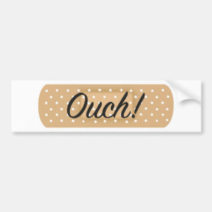 OUCH! BUMPER STICKER