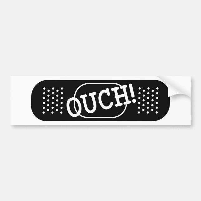 OUCH! BUMPER STICKER (Front)