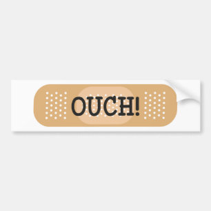 OUCH! BUMPER STICKER