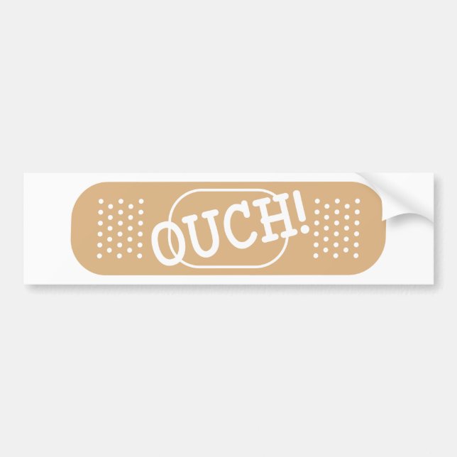 OUCH! BUMPER STICKER (Front)