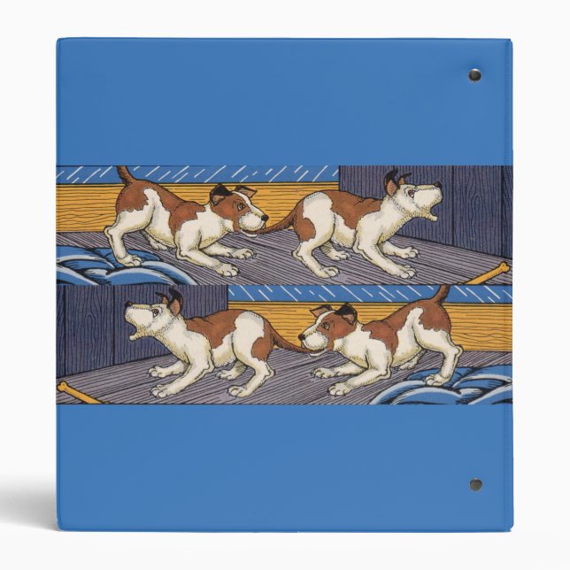 OUCH! dog bites dog Binder (Back)