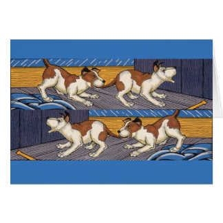 OUCH! dog bites dog Cards