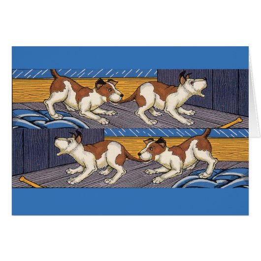OUCH! dog bites dog Cards (Front Horizontal)
