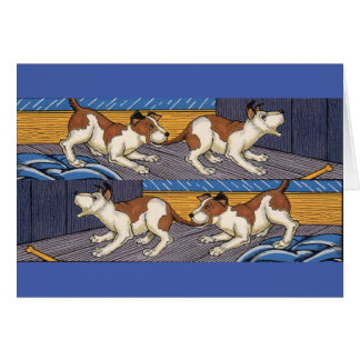 OUCH! dog bites dog Cards