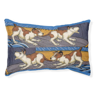 OUCH! dog bites dog Pet Bed