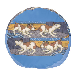 OUCH! dog bites dog Pouf