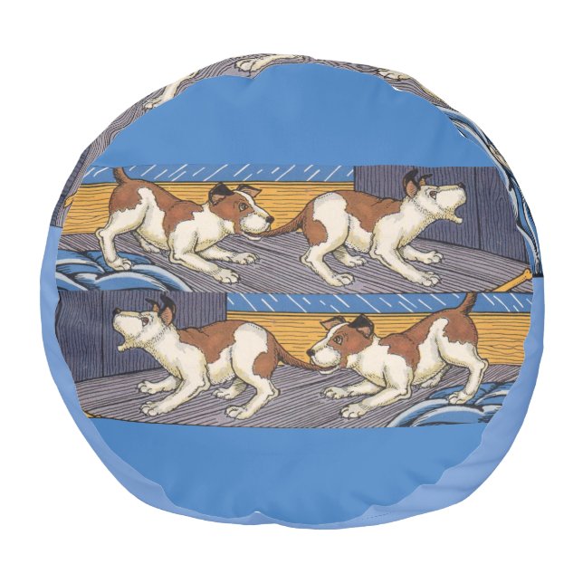 OUCH! dog bites dog Pouf (Bottom)