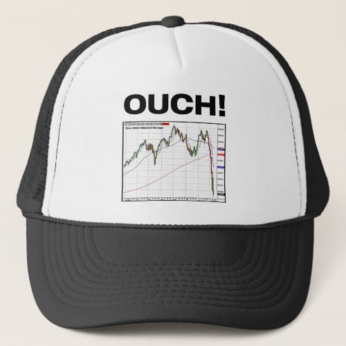 OUCH Dow Jones Industrial Average Chart 811 Trucker Hat