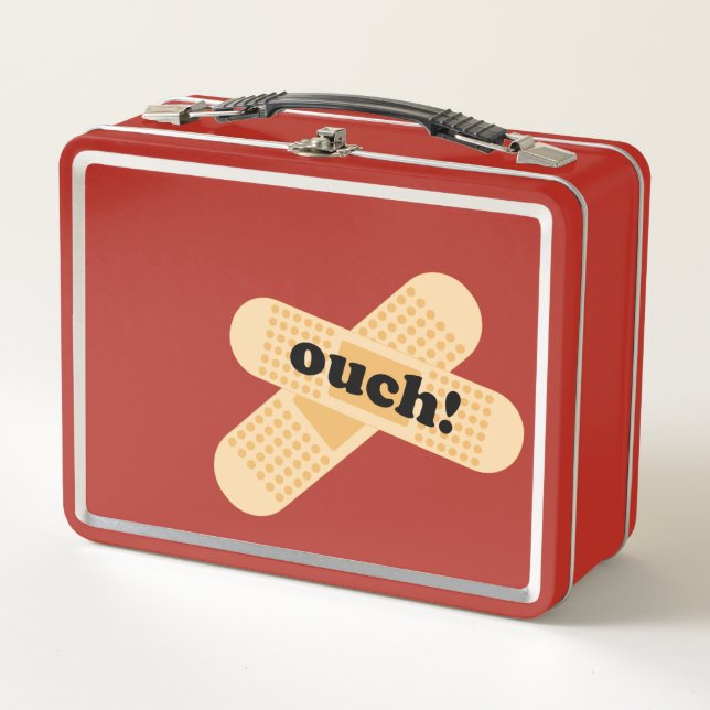 Ouch! Metal lunchbox (Front)