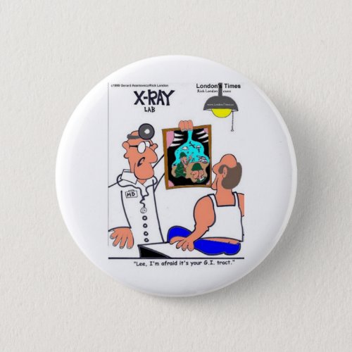 Ouch My GI Tract Funny Tees Cards Mugs Etc Button