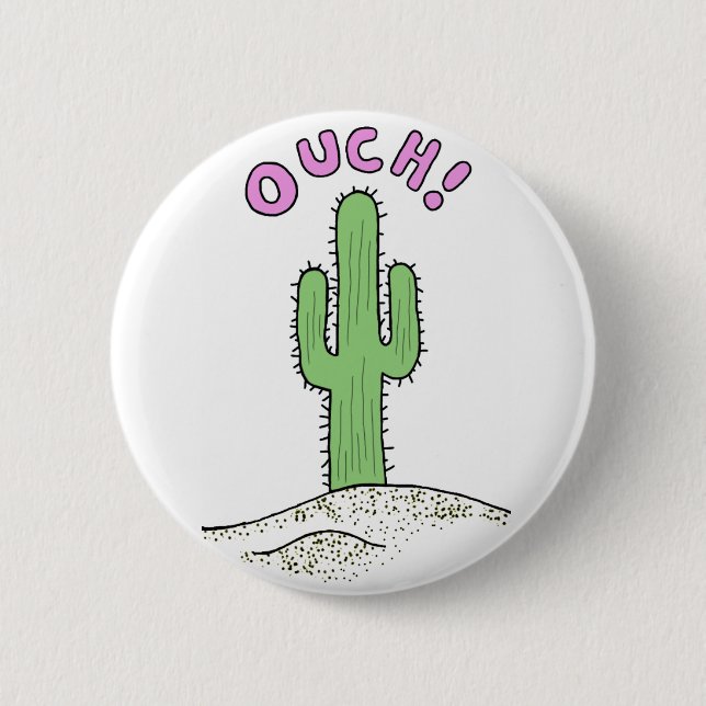 OUCH! PINBACK BUTTON (Front)