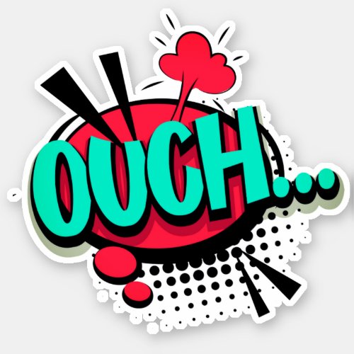 Ouch Sticker