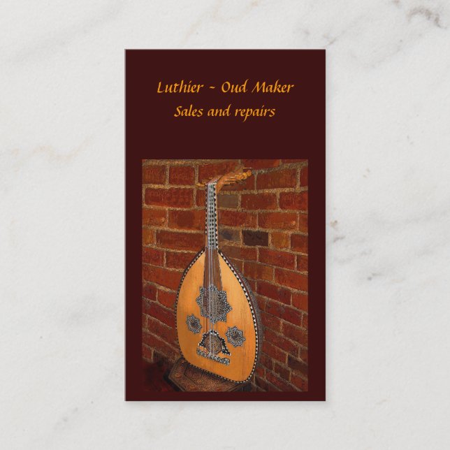 Oud Sales and Repairs Business Card (Front)