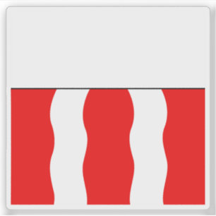 Ouest Lausannois district flag, Switzerland Sticker