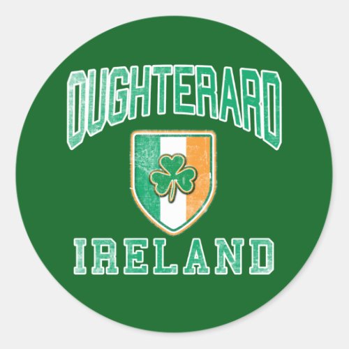 OUGHTERARD Ireland Classic Round Sticker