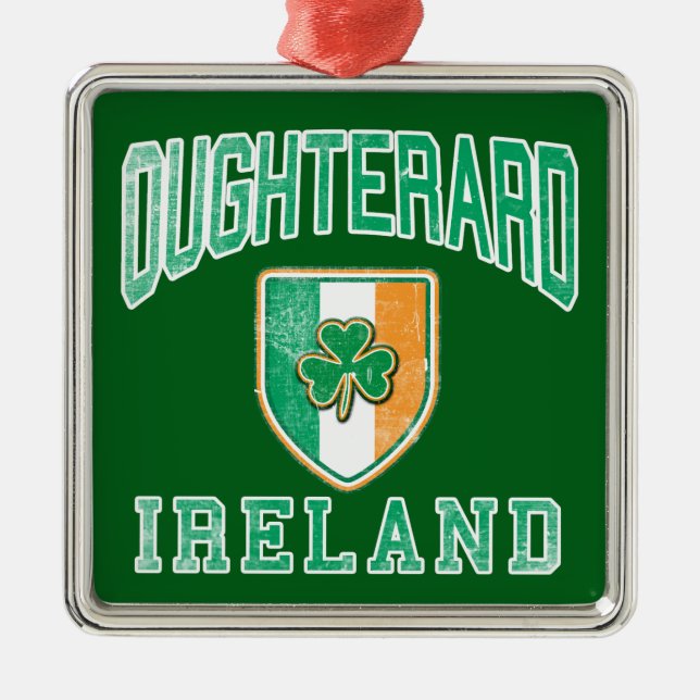 OUGHTERARD Ireland Metal Ornament (Front)