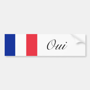 Oui Bumper Sticker