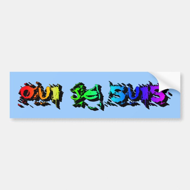 oui je suis-Yes I Am Bumper Sticker (Front)