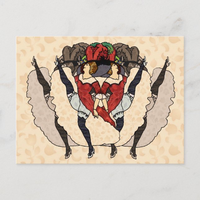 Oui! Oui! Oui! Flora Postcard (Front)