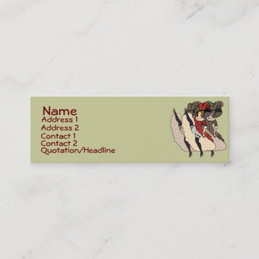 Customizable Oui! Oui! Oui! Profile Cards Business Card Templates