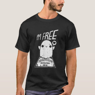 Ouija Board Lazy Halloween Costume Funny Ghost Spi T-Shirt