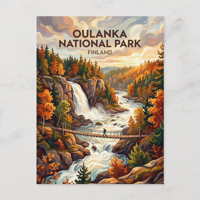 Oulanka National Park Finland Postcard (Front)