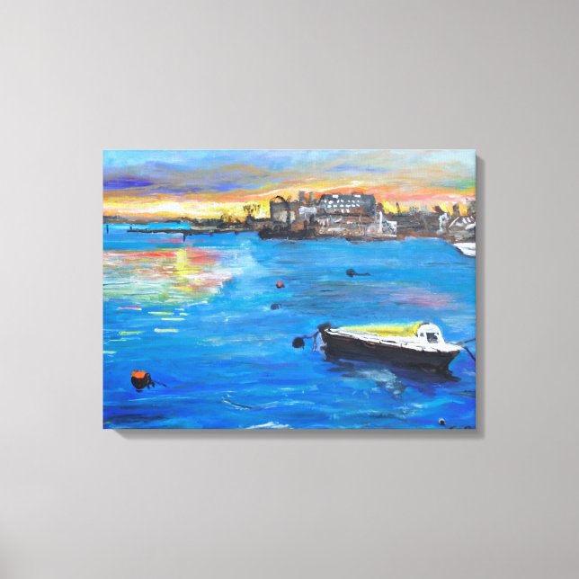 Oulton Broad Boats Canvas Print (Front)