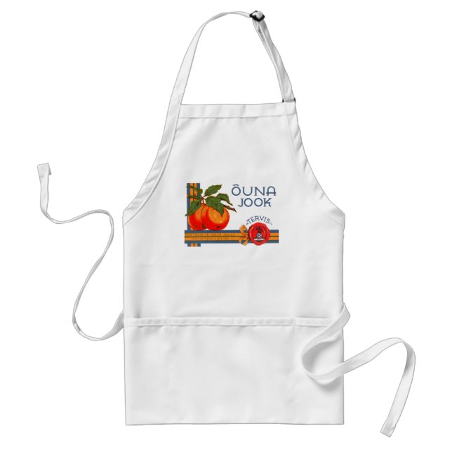 Ôuna Jook/Apple Juice, T-shirt Adult Apron (Front)