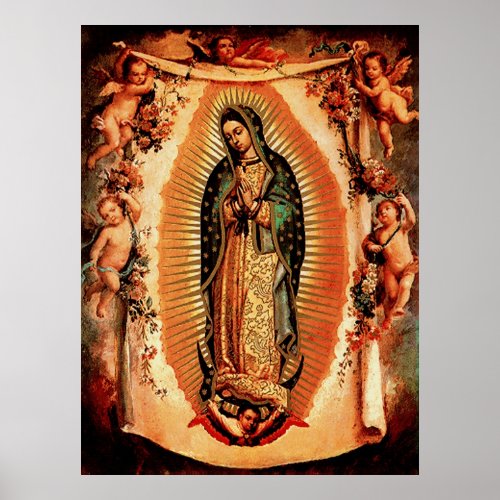 OuOur Lady of Guadalupe and the Angels Poster