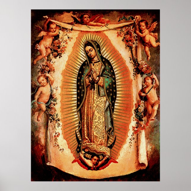 OuOur Lady of Guadalupe and the Angels Poster (Front)