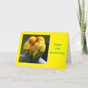 **OUR 10th WEDDING ANNIVERSARY** Card