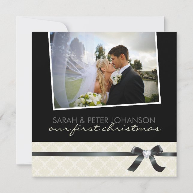 Our 1st Christmas Invitations Photo Cards (Front)