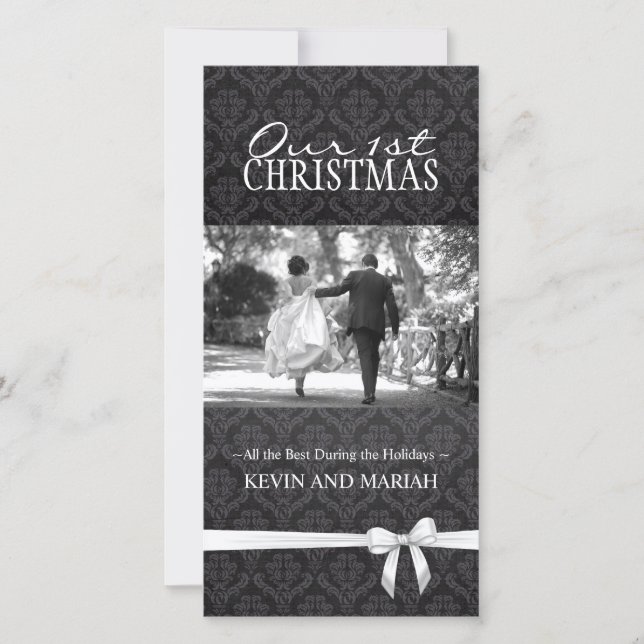 Our 1st Christmas Photo Cards (Front)