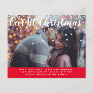 OUR 1st Christmas PHOTO Year In Review Letter
