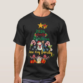 Our 2024 Matching Family Xmas Love My Family Chris T-Shirt