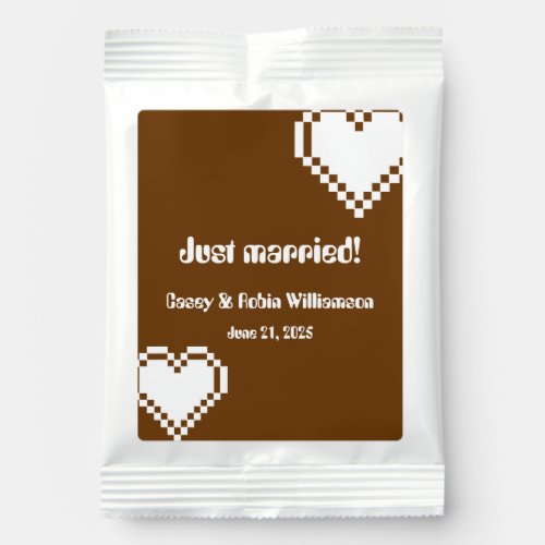 Our 8_Bit Hearts in Chocolate Drink Mix