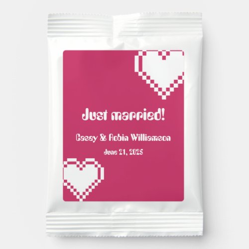 Our 8_Bit Hearts in Raspberry Drink Mix