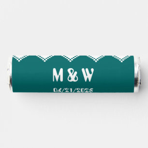 Our 8-Bit Hearts in Teal Breath Savers® Mints
