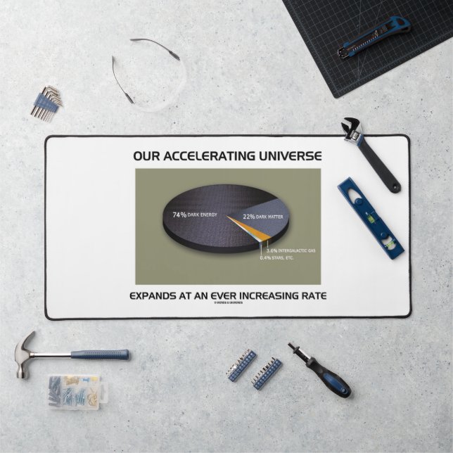 Our Accelerating Universe Expands Ever Increasing Desk Mat (Workstation)