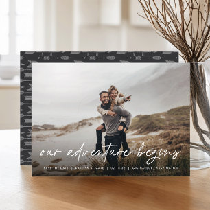 Our Adventure Begins   Full Photo Save The Date