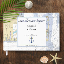 Our Adventure Begins ⚓️ Martha's Vineyard Nautical Guest Book