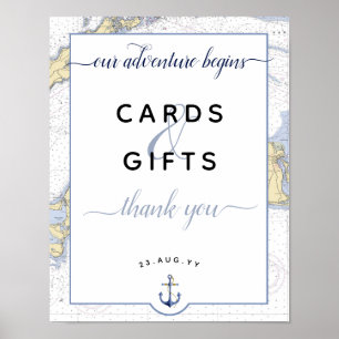 Our Adventure Begins   Martha's Vineyard Wedding Poster