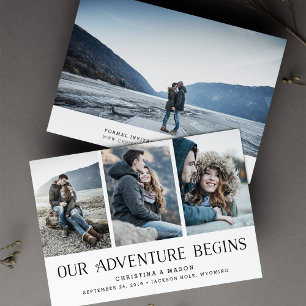 Our Adventure Begins   Multi Photo Wedding Save The Date