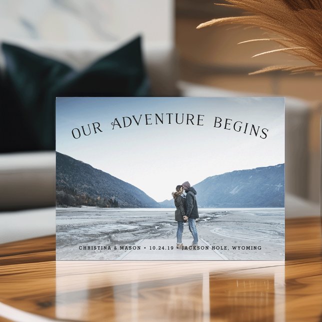 Our Adventure Begins | Photo Save the Date (Creator Uploaded)