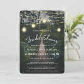 Our Adventure Begins | Rustic Forest Bridal Shower Invitation (Standing Front)