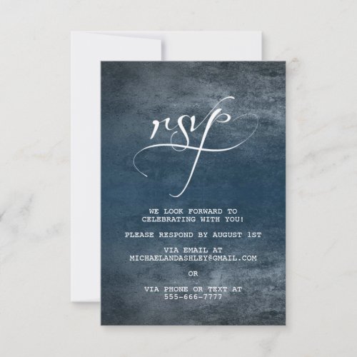 Our Adventure Begins Wedding RSVP Card