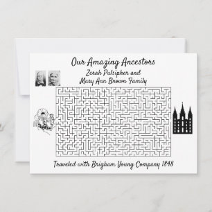 Our Amazing Ancestors Photos Reunion Invitation