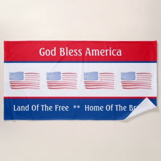 American Flag Towels and Home Gifts
