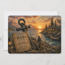 Our Anchor Father's Day Flat Card