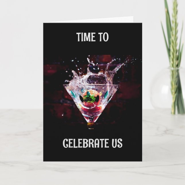 *OUR ANNIVERSARY* CELEBARTING "US" CARD (Front)